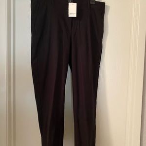 Black straight leg pants Size 14 NWT